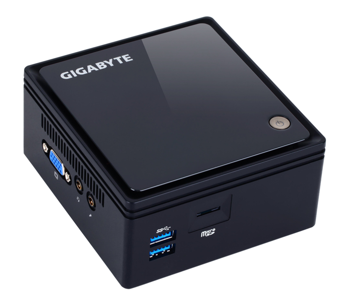 GIGABYTE GB-BACE-3160 Mini PC Barebone Intel Celeron J3160 8GB DDR3L Negro GIGABYTE GB-BACE-3160 Mini PC Barebone Intel Celeron J3160 8GB DDR3L Negro