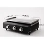 Cookingbox Plancha de Gas CUENCA 3 Quemadores con Tapa Negra
