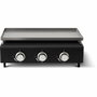 Cookingbox Plancha de Gas CUENCA 3 Quemadores con Tapa Negra