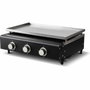 Cookingbox Plancha de Gas CUENCA 3 Quemadores con Tapa Negra