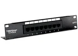 Trendnet TC-P08C6 Panel de Parcheo Cat6 RJ-45 Negro Trendnet TC-P08C6 Panel de Parcheo Cat6 RJ-45 Negro