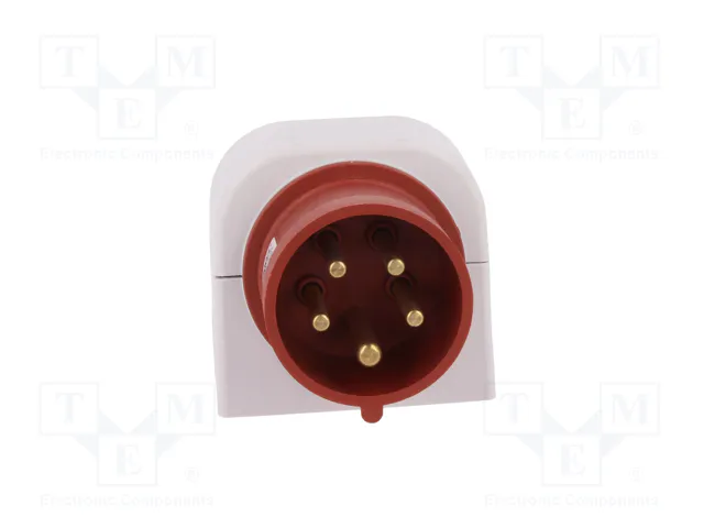 PAWBOL Conector de alimentación AC trifásico Macho 5 Pines 16A 400V