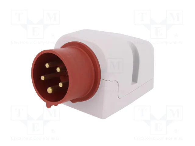 PAWBOL Conector de alimentación AC trifásico Macho 5 Pines 16A 400V