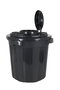 Dem Cubo de basura HOP con tapa y anclaje de 50L