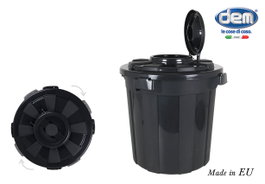 Dem Cubo de basura HOP con tapa y anclaje de 50L