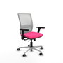 PIQUERAS Y CRESPO Silla de oficina Haches Rosa y Blanco