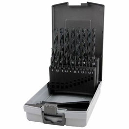 Set de brocas RUKO Caja con Tapa DIN 338 Helicoidal 19 piezas