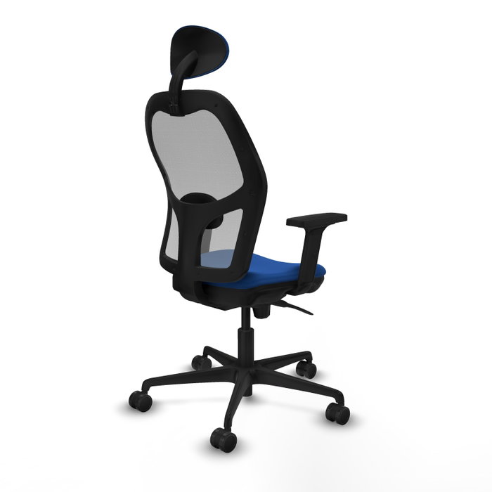 PIQUERAS Y CRESPO Silla de oficina Jorquera con mecanismo Sincro, Azul y Gris PIQUERAS Y CRESPO Silla de oficina Jorquera con mecanismo Sincro, Azul y Gris