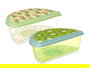 Leknes Tupper Fruta Piña y Kiwi 1.2L 23x8x13cm (Set de 24)