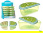 Leknes Tupper Fruta Piña y Kiwi 1.2L 23x8x13cm (Set de 24)