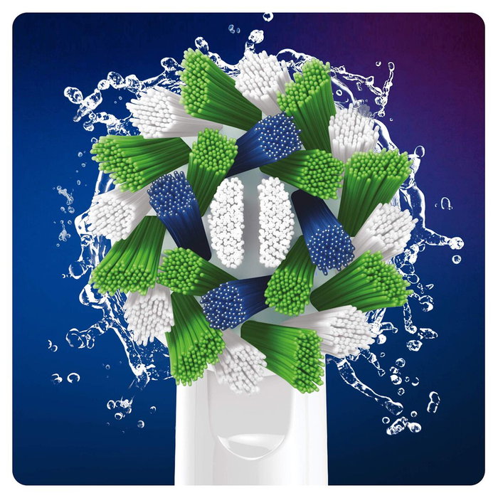 Oral-B CrossAction 80339345 cepillo de cabello 6 piezas Azul, Verde, Blanco