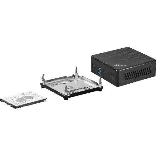 MSI Cubi 5 12M-405BEU Mini PC barebone Intel Core i7-1255U Negro