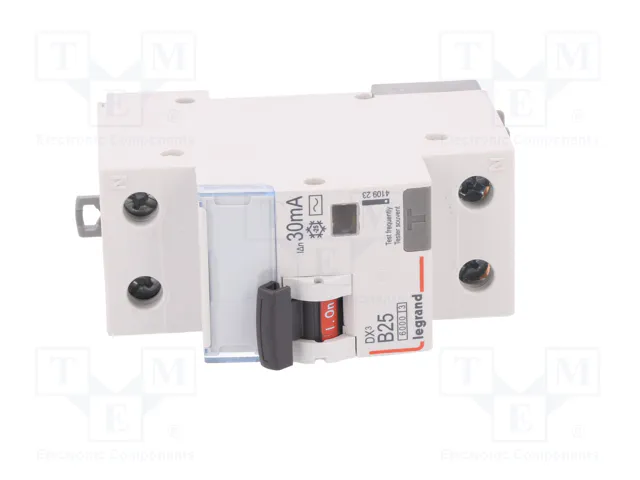 LEGRAND RCBO P310 DX 25A 30mA 230VAC 2 polos