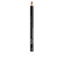 NYX PROFESSIONAL MAKE UP SLIM Lápiz de Ojos Negro Plateado Shimmer 1.2 gr