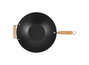 Quttin Sartén Wok con Mango de Madera de 35 cm