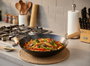 Quttin Sartén Wok con Mango de Madera de 35 cm
