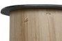 DKD Home Decor Mesa Centro Loft Marron Oscuro Natural 90 x 40 x 90 cm
