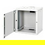 EQUIP EPM-12-6045-G-CBAA Bastidor de pared 12U, 19", puerta vidrio, 600x450x640mm, gris claro, incluye rieles y kit montaje
