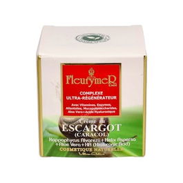 FLEURYMER Crema Baba de Caracol, Ácido Hialurónico y Aloe Vera 50ml - Regeneradora y Anti-arrugas para Noche