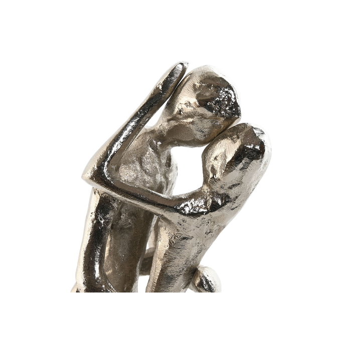 DKD Home Decor Figura de Pareja en Aluminio y Mango, Plateado