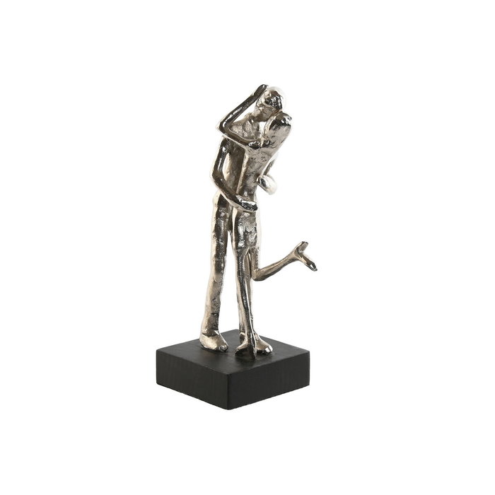DKD Home Decor Figura de Pareja en Aluminio y Mango, Plateado
