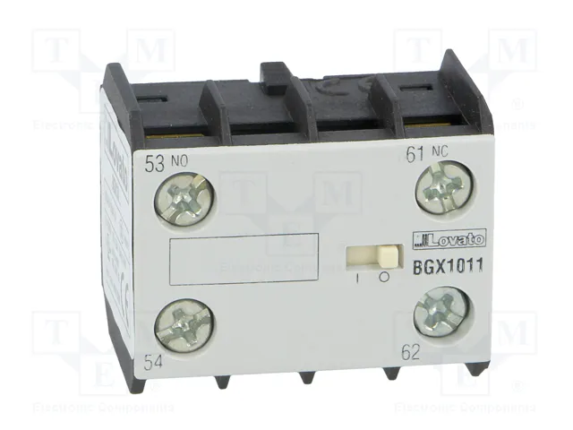 LOVATO ELECTRIC Contactores auxiliares BG agarres de tornillo de frente