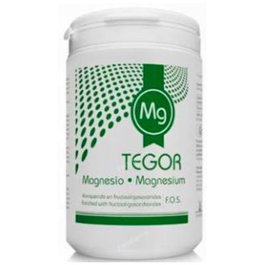 TEGOR Suplemento Magnesio en Polvo - 180 g - Carbonato de Magnesio con Fructooligosacáridos - Apoyo muscular y nervioso