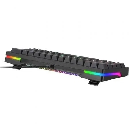 Mars Gaming Teclado Mecánico MKMINIPRO/ Switch Azul/ Negro 60% Compacto Gaming RGB Negro