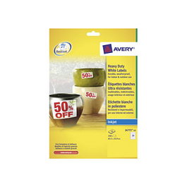 AVERY Zweckform Etiquetas de película resistentes al agua 63,5 x 33,9 mm