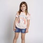 Camiseta de Manga Corta Infantil Peppa Pig Rosa claro 2 Años