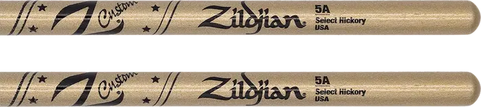 Zildjian Baquetas Z Custom Le - 5A Gold Chroma Edición Limitada