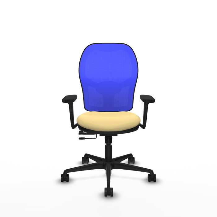 PIQUERAS Y CRESPO Silla de oficina Jorquera Crema y Azul PIQUERAS Y CRESPO Silla de oficina Jorquera Crema y Azul