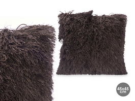 Giftdecor Cojin Gris Oscuro 45x45x2 cm (Set de 6)