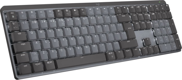 Logitech MX Mechanical Teclado Inalámbrico RF + Bluetooth QWERTY Internacional Inglés USA Grafito