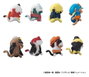 Megahouse One Piece Mega Cat Project Figuras Egghead NyanPieceNyan! Stickie! Surtido de 8