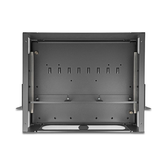 DeLOCK Panel de Conexiones de Fibra Óptica 19'' con Ventana de Visualización, 2U, 325 mm, Gris Oscuro DeLOCK Panel de Conexiones de Fibra Óptica 19'' con Ventana de Visualización, 2U, 325 mm, Gris Oscuro