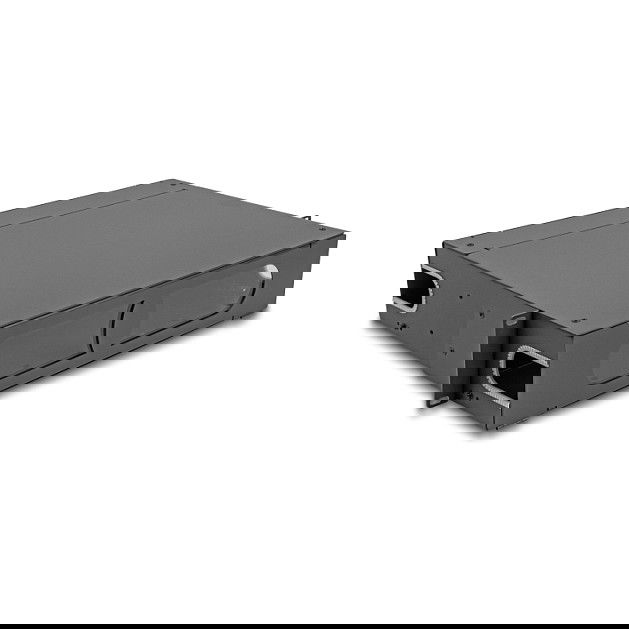 DeLOCK Panel de Conexiones de Fibra Óptica 19'' con Ventana de Visualización, 2U, 325 mm, Gris Oscuro DeLOCK Panel de Conexiones de Fibra Óptica 19'' con Ventana de Visualización, 2U, 325 mm, Gris Oscuro