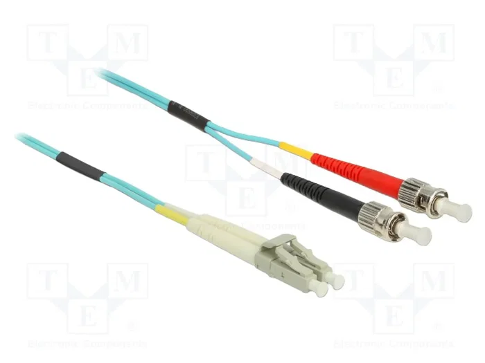 DeLOCK Cable de fibra óptica LC a ST multimodo OM3 2 m DeLOCK Cable de fibra óptica LC a ST multimodo OM3 2 m