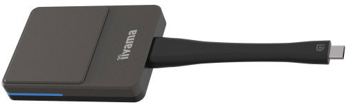 Iiyama WP D002C Dongle Presentación USB-C, 4K Ultra HD 60pps, Conexión Wi-Fi, Compatible con Windows y Mac, App EShare, Color Negro/Plata