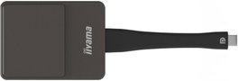 Iiyama WP D002C Adaptador Inalámbrico Smart TV USB 4K Ultra HD Negro, Plata