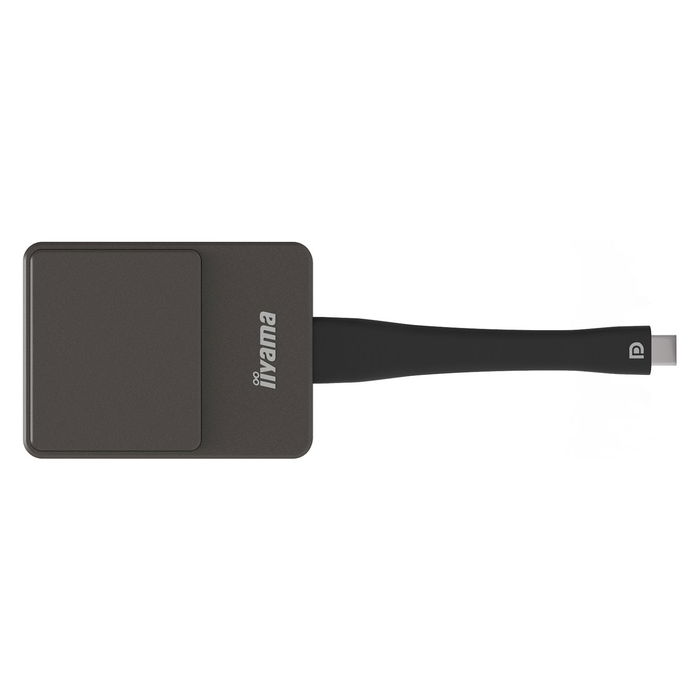 Iiyama WP D002C Dongle Presentación USB-C, 4K Ultra HD 60pps, Conexión Wi-Fi, Compatible con Windows y Mac, App EShare, Color Negro/Plata