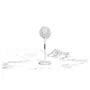 Medion P25 SF Ventilador de pedestal, 24 W, 103 cm