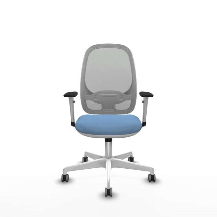 PIQUERAS Y CRESPO Silla de oficina Cilanco Azul cielo y Gris PIQUERAS Y CRESPO Silla de oficina Cilanco Azul cielo y Gris