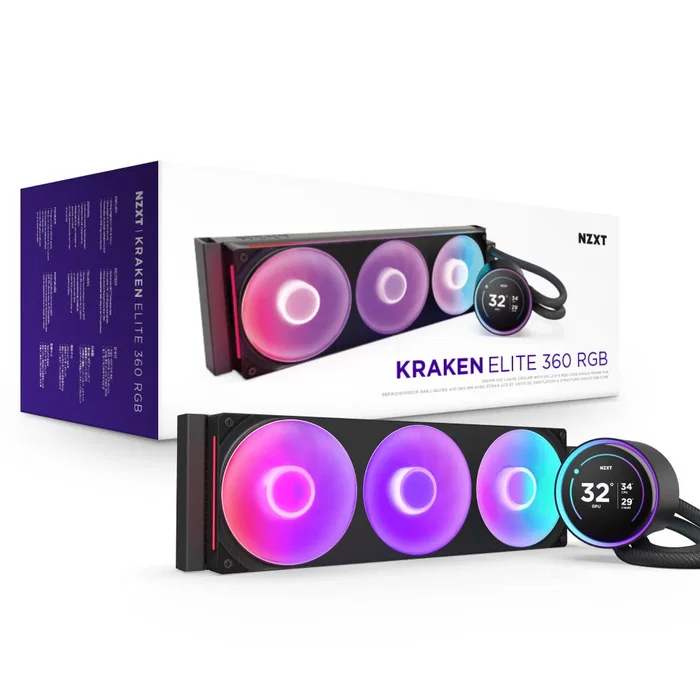 NZXT Kraken Elite 360 RGB Negro NZXT Kraken Elite 360 RGB Negro