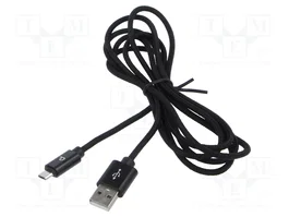GEMBIRD Cable USB 2.0 de 1,8m con conectores USB A y Micro USB B