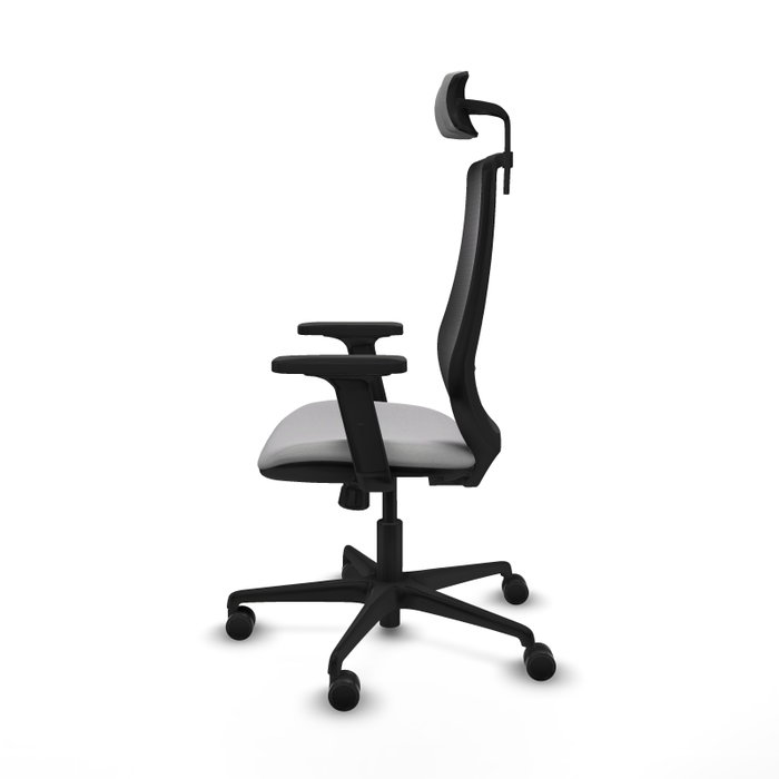 PIQUERAS Y CRESPO Silla de oficina Mardos con mecanismo Sincro, Gris claro y Negro PIQUERAS Y CRESPO Silla de oficina Mardos con mecanismo Sincro, Gris claro y Negro