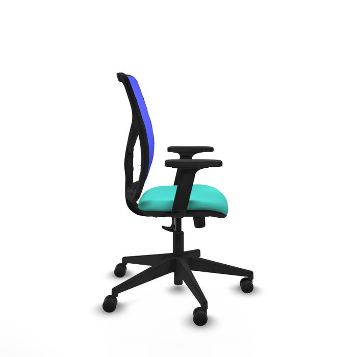 PIQUERAS Y CRESPO Silla de oficina Motilla con mecanismo Sincro, Turquesa y Azul PIQUERAS Y CRESPO Silla de oficina Motilla con mecanismo Sincro, Turquesa y Azul