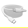 Digitus Cable USB 2.0 Tipo C - C Silicona St/St 2m Blanco