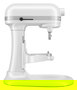 Kitchenaid 5KSM55SXX Robot de Cocina Heavy Duty 5.2L Blanco