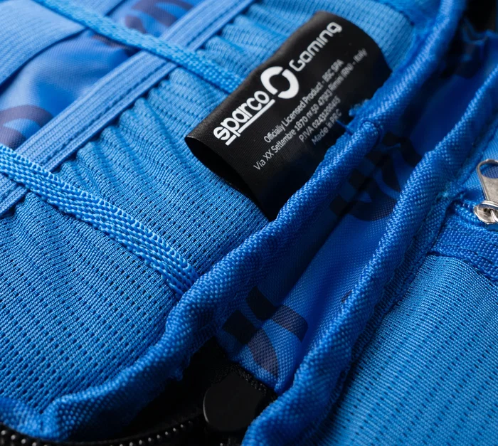 Sparco SPORGANIZERM TORTOISE Organizador Gaming con Cremallera para Periféricos, Compartimentos Internos, Negro/Gris, 20x14x3 cm